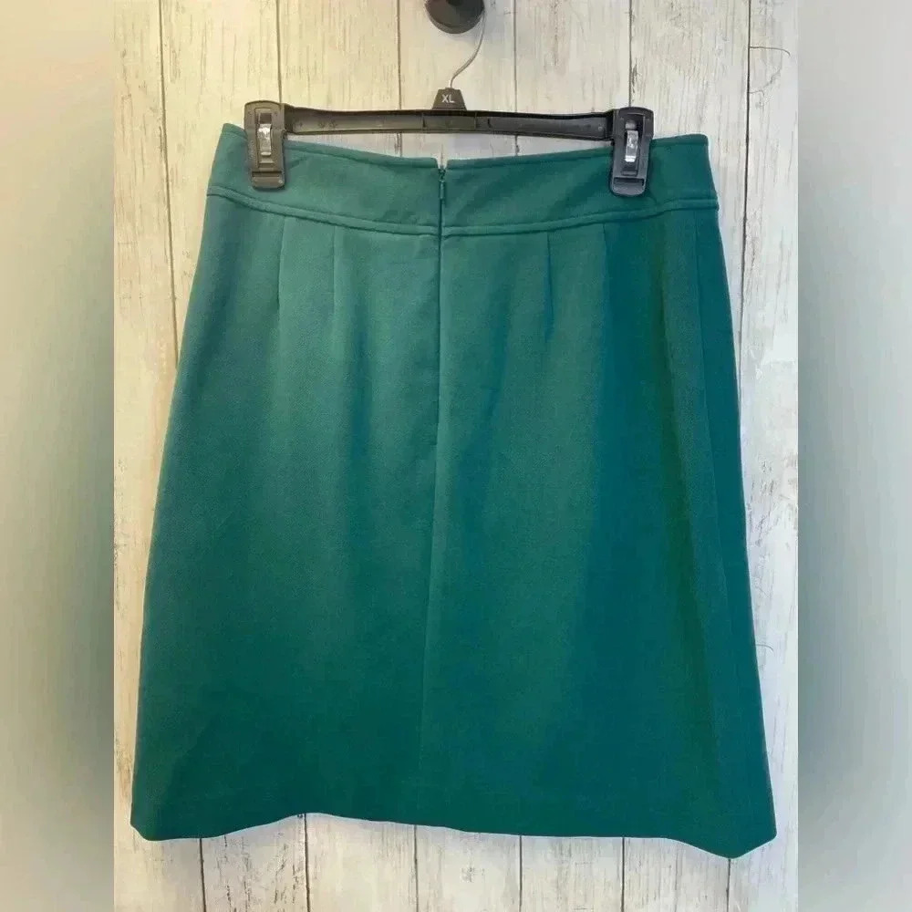 Ann Taylor Loft Green skirt size 2 work/casual/career - Picture 4 of 8